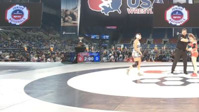 130 lbs Cons. Rd Of 64 - Abigail Tacy, Wyoming vs Isabelle Singer, Illinois