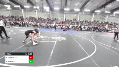 116 lbs Consi Of 8 #2 - Rachel Ossola, Ranch Hand Wrestling vs SummerRain Atene, No Team