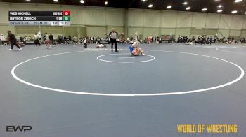 92 lbs Quarterfinal - Wes Nickell, OK Elite 12U Black vs Bryson Zunich, Team Danger 12U