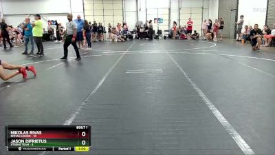 120 lbs Finals (2 Team) - Nikolas Rivas, Roman Legion vs Jason Difrietus, Xtreme Team