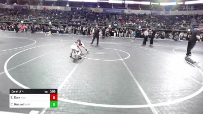 65 lbs Consi Of 4 - Emmett Darr, King Select vs Canon Russell, Wentzville Wrestling Federation