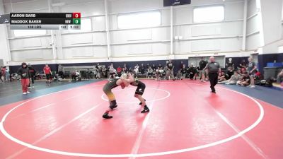 108 lbs Round Robin 1 - Aaron Barb, University Hawks Wrestling Club - HS vs Maddox Baker, New Albany - HS