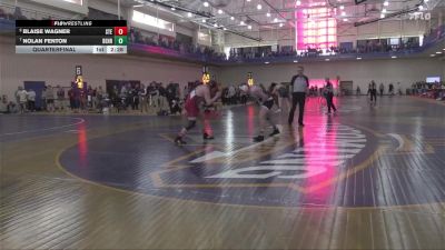 197 lbs Quarterfinal - Nolan Fenton, Penn State Behrend vs Blaise Wagner, Stevens