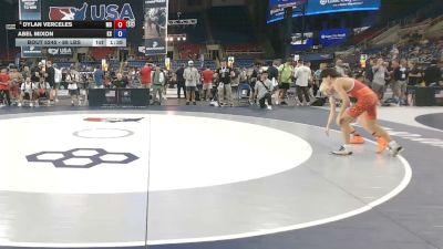 88 lbs Cons. Quarters - Dylan Verceles, Maryland vs Abel Mixon, Kansas