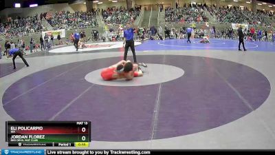 165 lbs Quarterfinal - Eli Policarpio, Wa vs Jordan Florez, Red Devil Mat Club