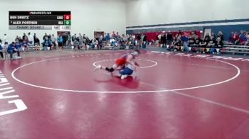 133 lbs Champ. Round 2 - Ben Drietz, Canby vs Alex Portner, New Ulm Area