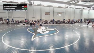 165 lbs Cons. Round 2 - Colton Thorpe, Wilkes vs Jacob Bettencourt, Wilkes