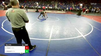 150 lbs Round Of 64 - James Dean, Fairfield Warde vs Jadon Stewart, Springfield Central