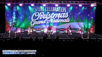 Woodlands Elite - Katy - Bombers [2025 L1 Junior - Medium] 2025 Spirit Celebration Christmas Grand Nationals