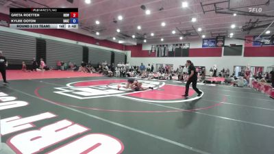 105 lbs Round 5 (12 Team) - Greta Roetten, Red Venom vs Kylee Ooton, Daughters Of Zion