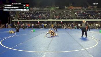 95 lbs Cons. Round 2 - Dominick Sinnwell, Immortal Athletics WC vs Levi Fraley, Forest Lake Wrestling Club