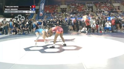 130 lbs Cons. Sub-semis - Willow White, Florida vs Haley Smarsh, Pennsylvania