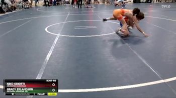95 lbs Champ. Round 2 - Niko Odiotti, Arlington Cardinals vs Grady Erlandson, Michigan Grappler RTC