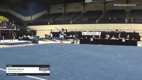Matthew Petros - Floor, Gymnastics World Inc. - 2021 USA Gymnastics Development Program National Championships