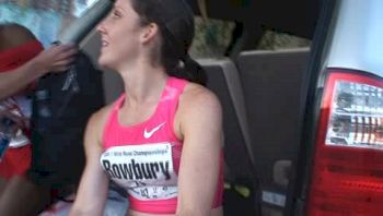 Shannon Rowbury Post Race- USATF Mile Road Championships.