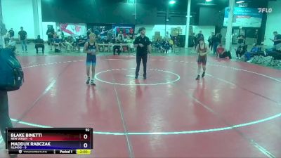 92 lbs Placement Matches (8 Team) - Blake Binetti, New Jersey vs Maddux Rabczak, Illinois