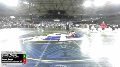 59 lbs 7th Place Match - Mercutio Albarran, Tumwater Wrestling Club vs Royce Reyes, Victory Wrestling-Central WA