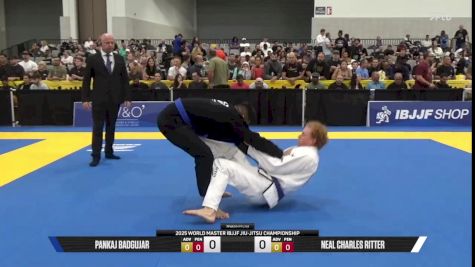 Neal Charles Ritter vs Pankaj Badgujar 2025 World Master IBJJF Jiu-Jitsu Championship