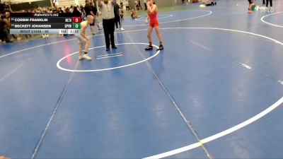 90 lbs Semifinal - Corbin Franklin, Next Level Training Academy vs Beckett Johansen, St. Paul Youth Wrestling