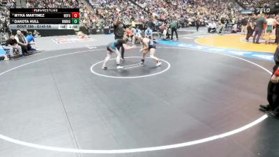 G145-5A Semifinal - Dakota Hull, Westminster Girls vs Myka Martinez, Widefield Girls