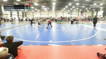 105 lbs Round Of 16 - Luke Bentley, NC Gold - MS vs CJ Dreshman, TDWC Maniacs Blue - MS