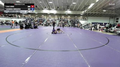 124 lbs Quarterfinal - Cali Leng, Iowa vs Jasmina Immaeva, Missouri Valley College
