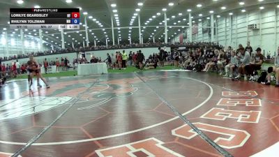 95 lbs Lorilye Beardsley, New York vs Rhilynn Tolzman, Minnesota