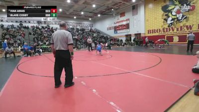 157 lbs 1st Place Match - Blake Cosby, Dundee vs Ivan Arias, Buchanan