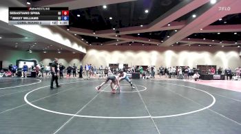 70 lbs Cons. Round 2 - Mikey Williams, NJ vs Sebastiano Spina, NJ