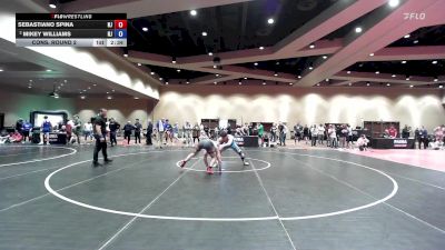 70 lbs Cons. Round 2 - Mikey Williams, NJ vs Sebastiano Spina, NJ