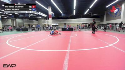 120 lbs Consolation - Ryu Renzo Calderon, Paradigm Wrestling vs Joshua Brooks, Liberty Warriors Wrestling Club