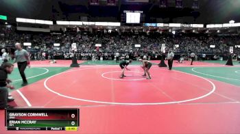 140 lbs Cons. Round 5 - Erian McCray, MP1 vs Grayson Cornwell, DWA