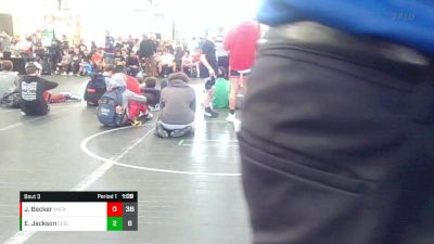 96 lbs Round 2 - Jerron Becker, Mat Assassins vs Evan Jackson, East Coast Elite