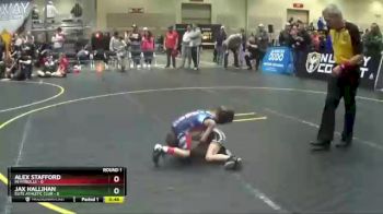 40 lbs Round 1 (4 Team) - Alex Stafford, MI Pitbulls vs JAX HALLIHAN, Elite Athletic Club