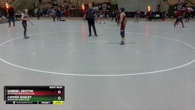 90 lbs Semifinal - Gabriel Denton, Blackman Wrestling Club vs Cayden Bagley, Woodland Wrestling