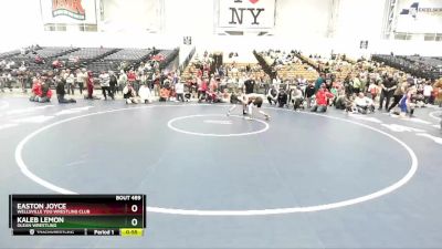 90 lbs Cons. Semi - Easton Joyce, Wellsville You Wrestling Club vs Kaleb Lemon, Olean Wrestling