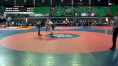 6A 215 lbs Quarterfinal - Brylon Tubbs, Shades Valley vs Cooper Madere, Buckhorn