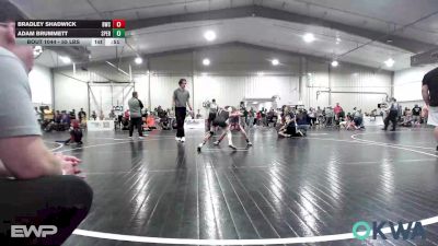 55 lbs Consi Of 4 - Bradley Shadwick, Berryhill Wrestling Club vs Adam Brummett, Sperry Wrestling Club