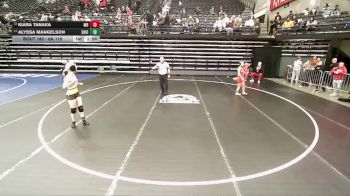 6A 110 lbs Cons. Round 2 - Alyssa Mangelson, Davis vs Kiara Tanaka, Mountain Ridge