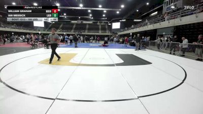 160 lbs Quarterfinal - William Graham, Mount Ephraim vs Ian Messick, Laurel
