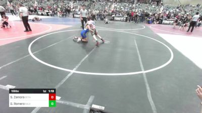 106 lbs Semifinal - Samson Zamora, Dethrone WC vs Giovanni Romero, Salem Elite Mat Club