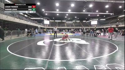 85 lbs 5th Place - Logan Thomas, Mount Laurel Township vs Parker Lewis, Magnolia