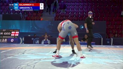 86 kg Round Of 16 - Uri Kalashnikov, Israel vs Sandro Aminashvili, Georgia