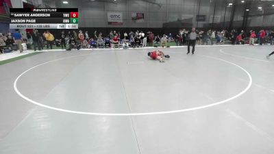 132 lbs Champ. Rd Of 32 - Jaxson Page, Iowa vs Sawyer Anderson, Team Idaho Wrestling Club