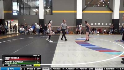 155 lbs Cons. Round 1 - Keely Robbins, Omaha vs Audrey E. Walker, Sisters On The Mat