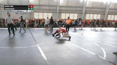 120 lbs Round 3 (4 Team) - Caden Riley, Dayton Bandits vs Davis Lenz, Stealth Training