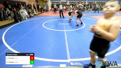 100-105 lbs Quarterfinal - Jakob Frazier, Claremore Wrestling Club vs Dominick Patton, Dark Cloud Wrestling Club