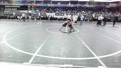 78 lbs Consolation - Roman Rodriguez, Gulf Coast WC vs Snyder Kurtz, SlyFox Wr Ac