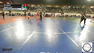 150 lbs Quarterfinal - Gia Garcia, Wagoner vs Brinley Clay, Southmoore SaberCats Wrestling