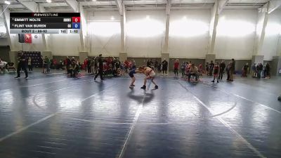 89-93 lbs Quarterfinal - Emmitt Nolte, Ruby Mountain Wrestling Club vs Flint Van Buren, Grace Grizzlies